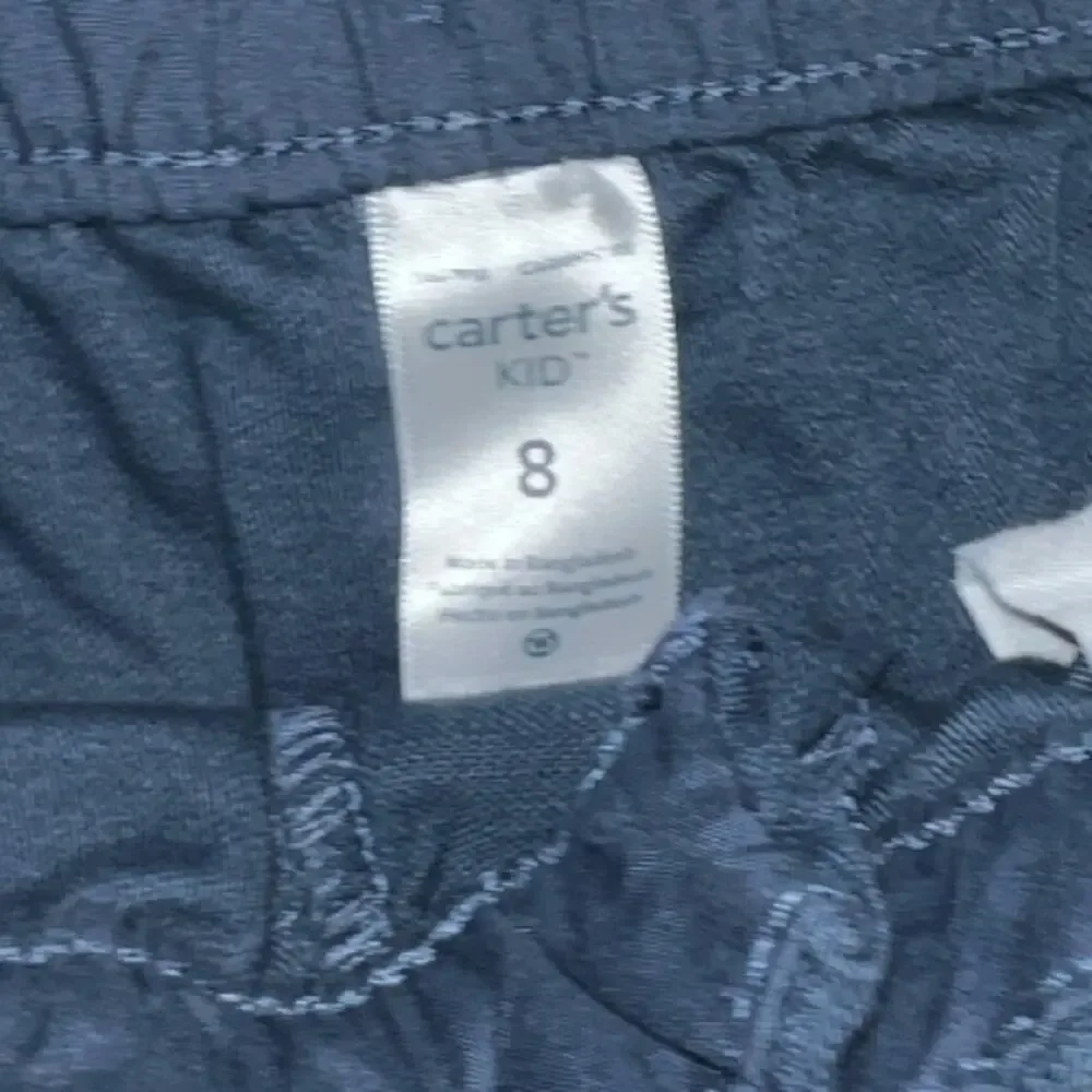 Carters Kid Stretch Waist Shorts. Navy Blue (Size 8)